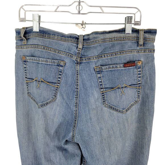 JeanStar Womens Size 14 Blue Solid Elle Jeans - Picture 6 of 10